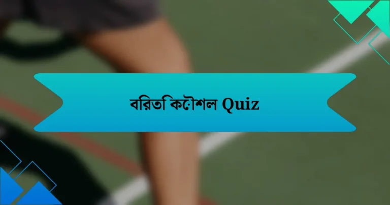বিরতি কৌশল Quiz
