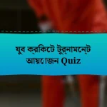 যুব ক্রিকেট টুর্নামেন্ট আয়োজন Quiz